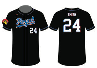 Royal Fan Gear Softball Jersey Customizable